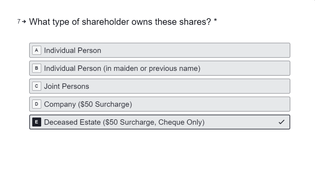 Sell Deceased Estate Shares Sell My Shares